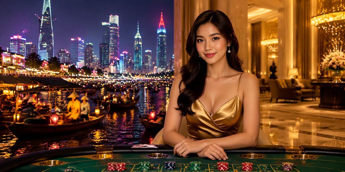 Sảnh Baccarat neon tại TP. Hồ Chí Minh – trải nghiệm casino trực tuyến 3339