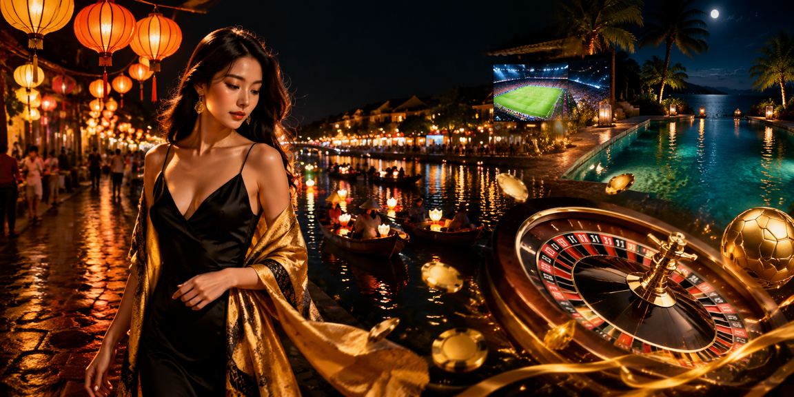 Không khí chơi Roulette tại chợ đêm Hội An – casino trực tuyến và khuyến mãi 3339